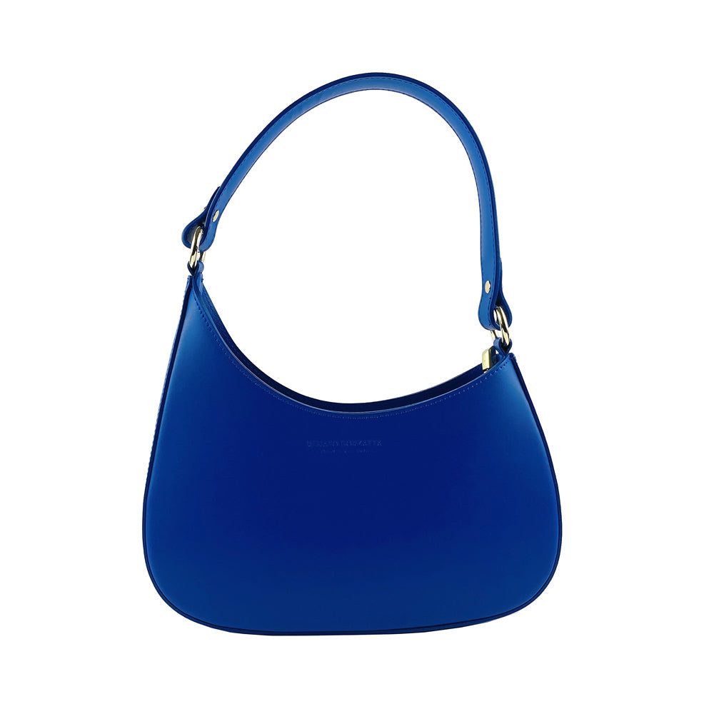 Royal Blue Genuine Leather Shoulder &amp; Crossbody Bag for Women - Made in Italy by Kailimood.store at brixbailey.com
