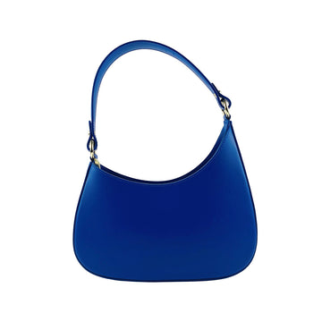 Renato Borzatta Royal Blue Leather Shoulder & Crossbody Bag - Made in Italy Since 1978 by Kailimood.store at brixbailey.com