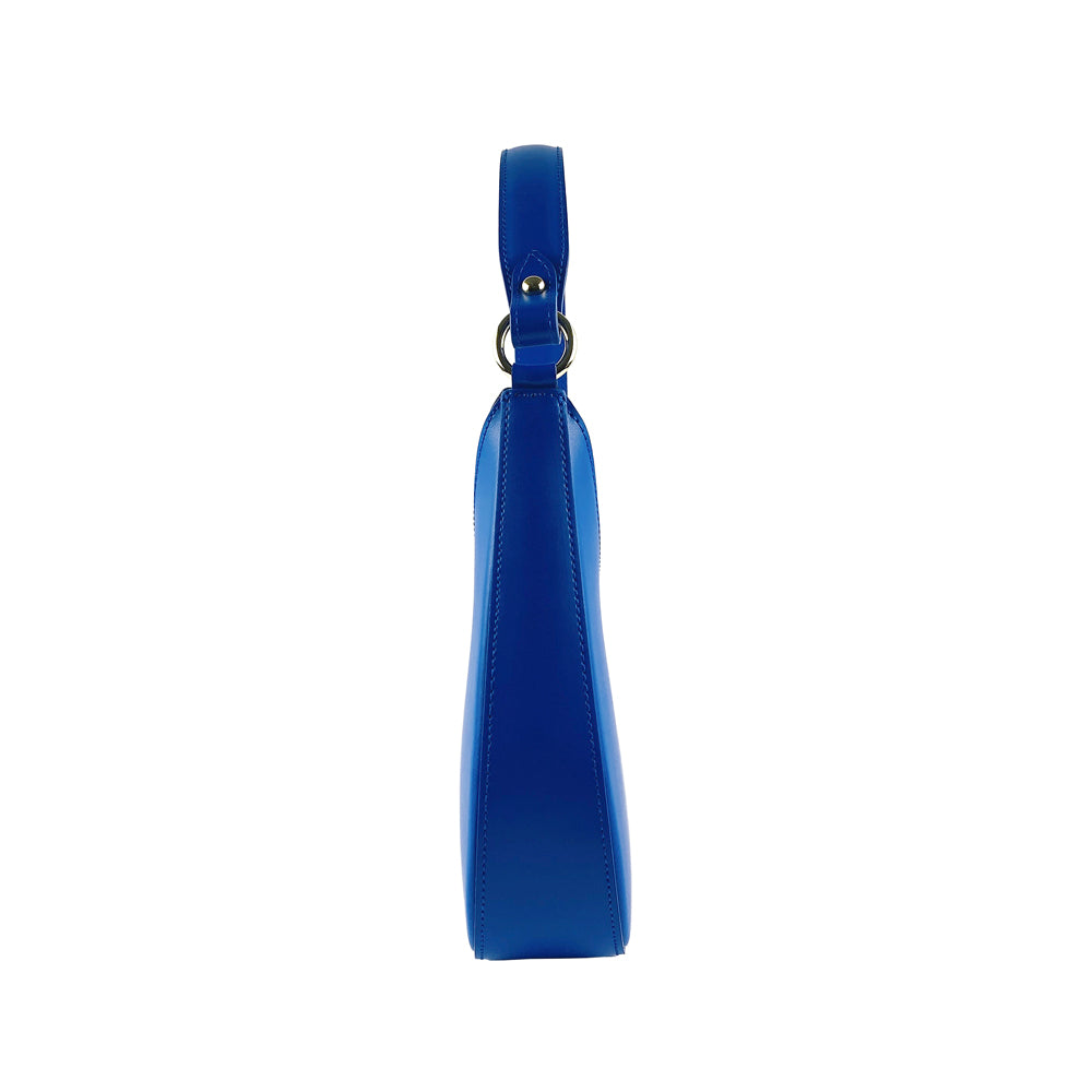 Royal Blue Shoulder &amp; Crossbody Bag in Genuine Leather - Made in Italy Since 1978 by Kailimood.store at brixbailey.com