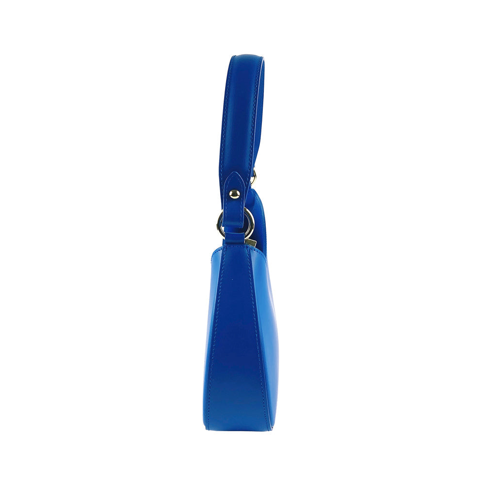 Royal Blue Genuine Leather Shoulder &amp; Crossbody Bag for Women - Made in Italy by Kailimood.store at brixbailey.com