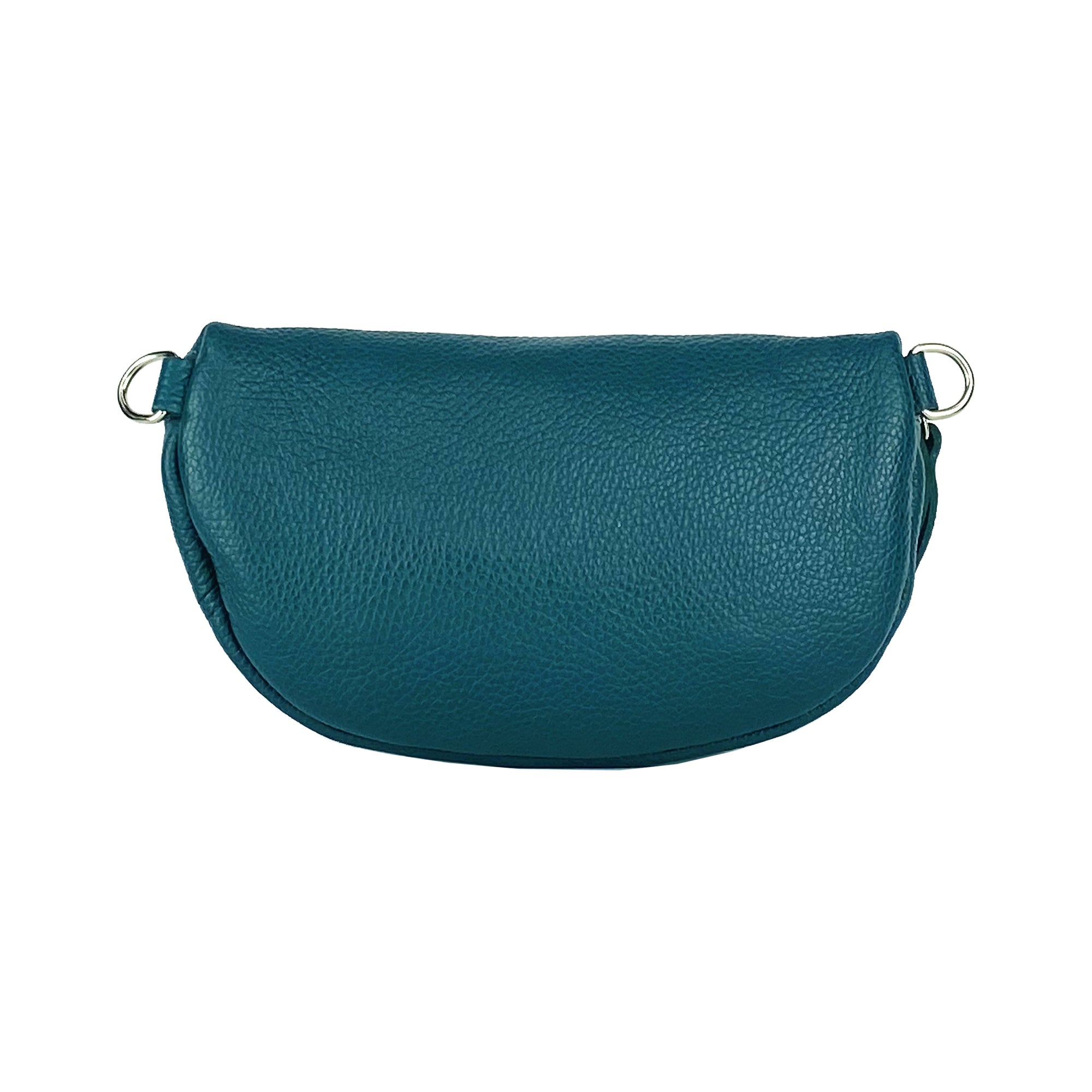 Italian Leather Crossbody Bag - Made in Italy - Adjustable Strap - Ottanio Color by Kailimood.store at brixbailey.com