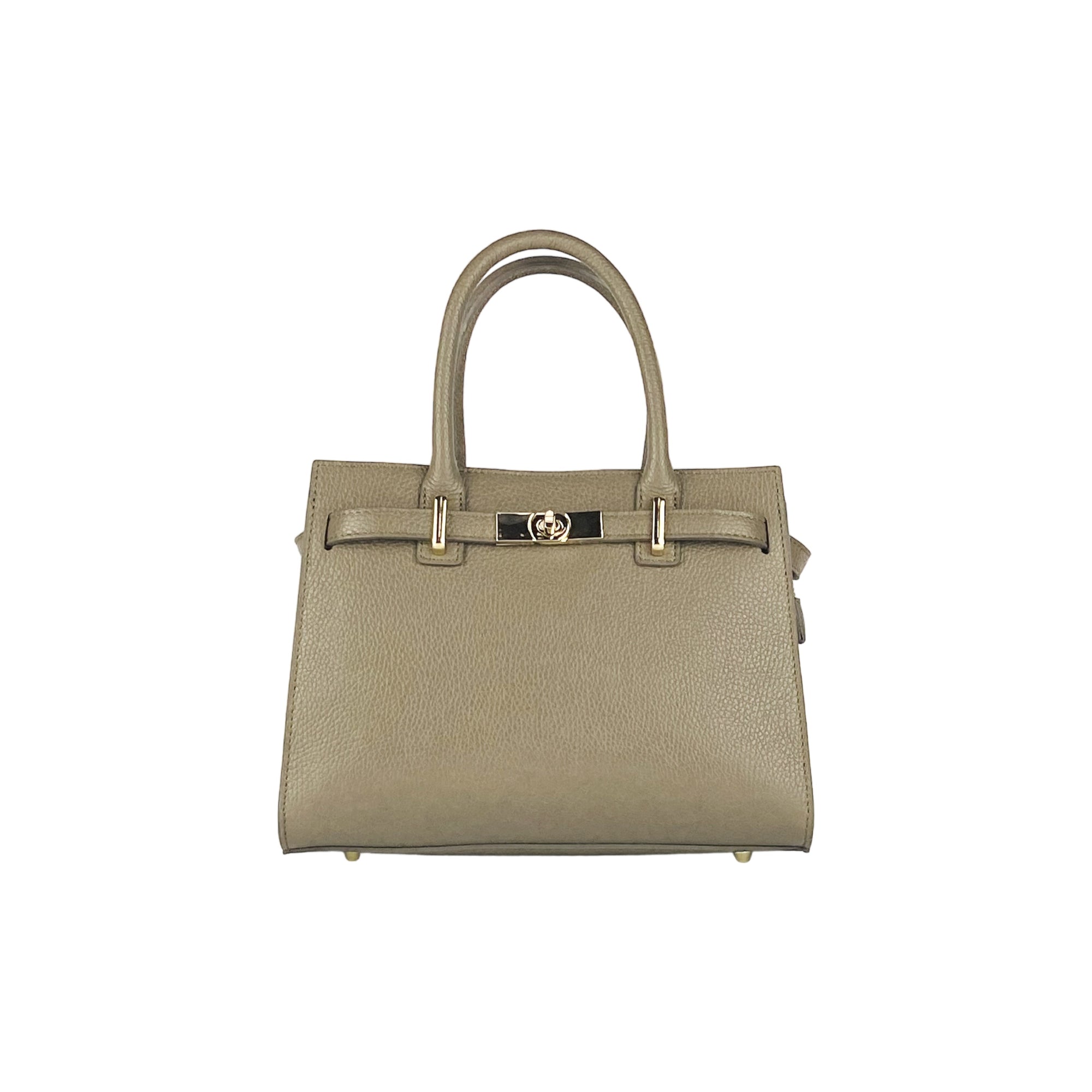 Renato Borzatta Italian Leather Handbag for Women - Taupe Elegant Tote with Adjustable Strap by Kailimood.store at brixbailey.com