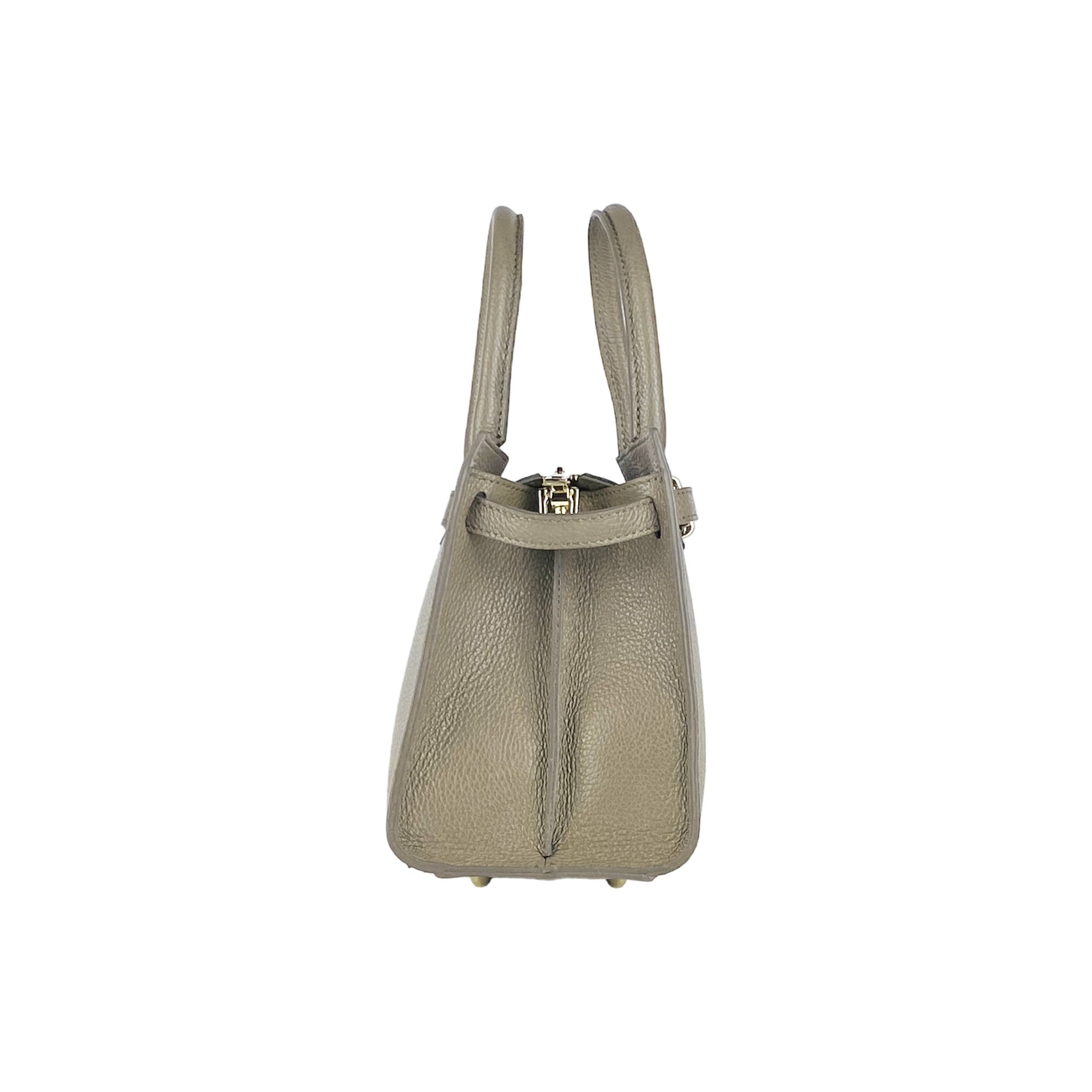 Italian Leather Handbag for Women - Taupe Elegant Tote with Adjustable Strap by Kailimood.store at brixbailey.com