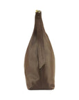 Luxury Italian Chocolate Brown Shoulder Bag - Genuine Dollar Grain Leather - Adjustable Strap - Gold Hardware - Spacious & Elegant by Kailimood.store at brixbailey.com
