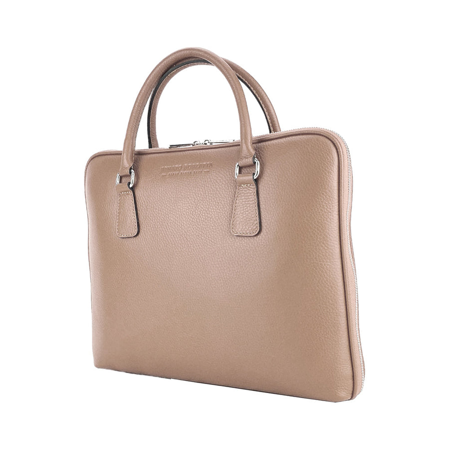 Italian Leather Business Briefcase Unisex - Made in Italy - Stylish & Functional by Kailimood.store at brixbailey.com