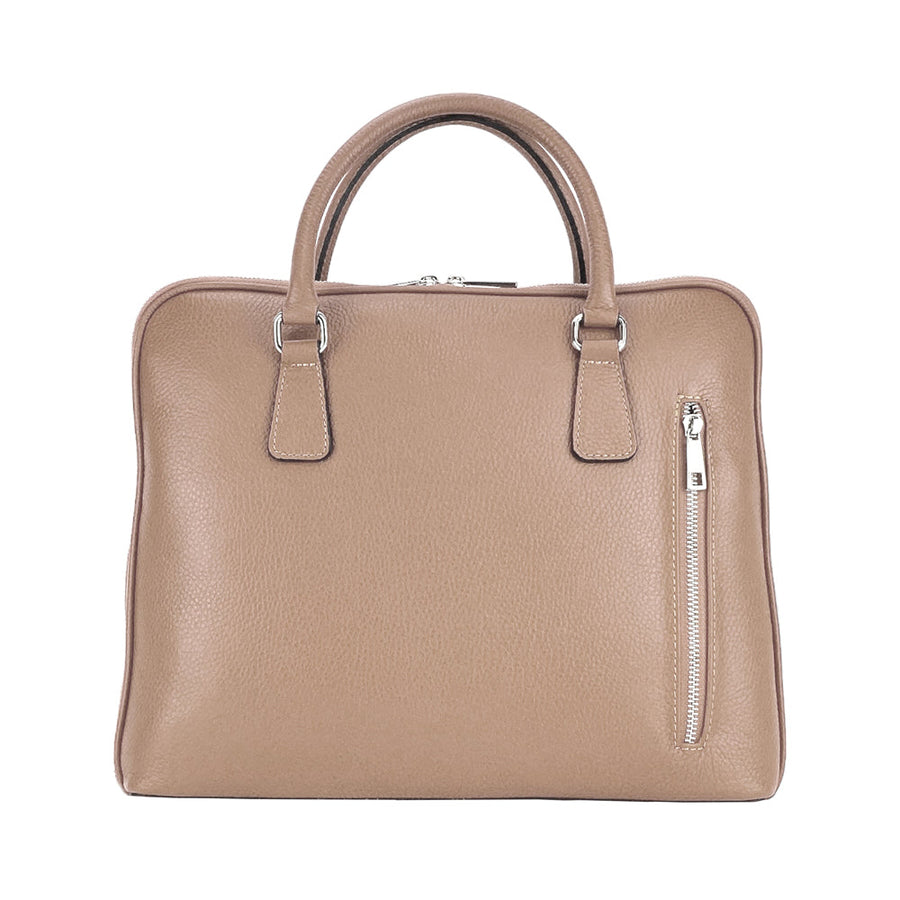 Italian Leather Business Briefcase Unisex - Made in Italy - Stylish & Functional by Kailimood.store at brixbailey.com