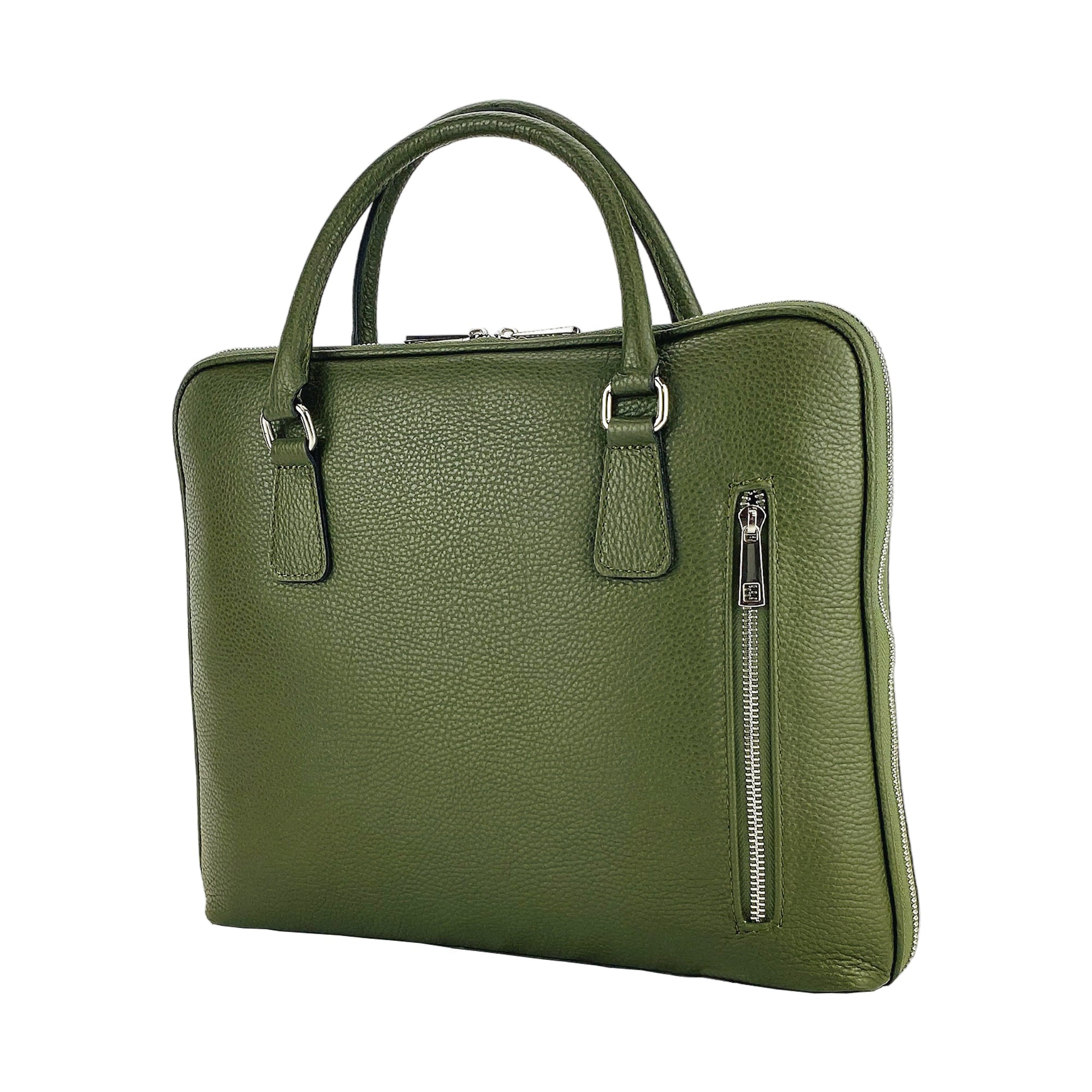 Italian Leather Unisex Business Briefcase - Made in Italy - Elegant & Functional by Kailimood.store at brixbailey.com