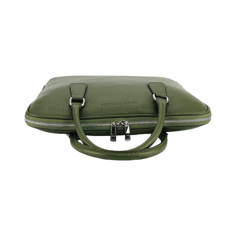 Renato Borzatta Italian Unisex Business Leather Briefcase - Made in Italy Since 1978 by Kailimood.store at brixbailey.com