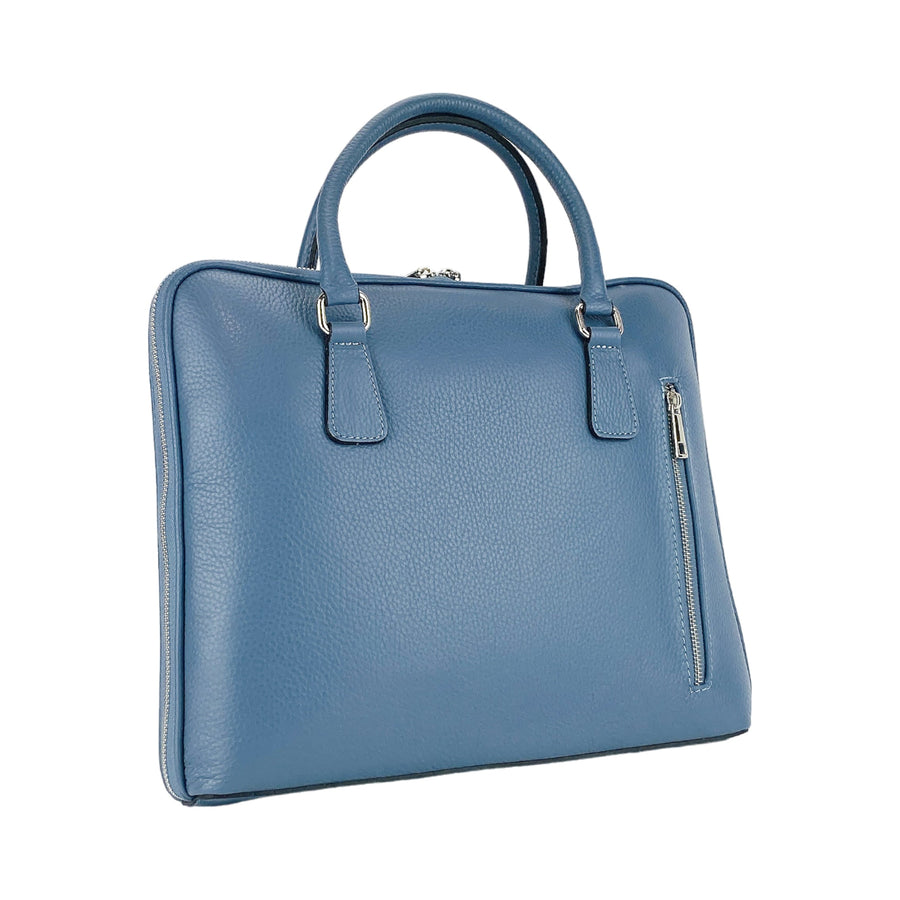 Italian Leather Business Briefcase Unisex - Made in Italy - Stylish & Functional by Kailimood.store at brixbailey.com