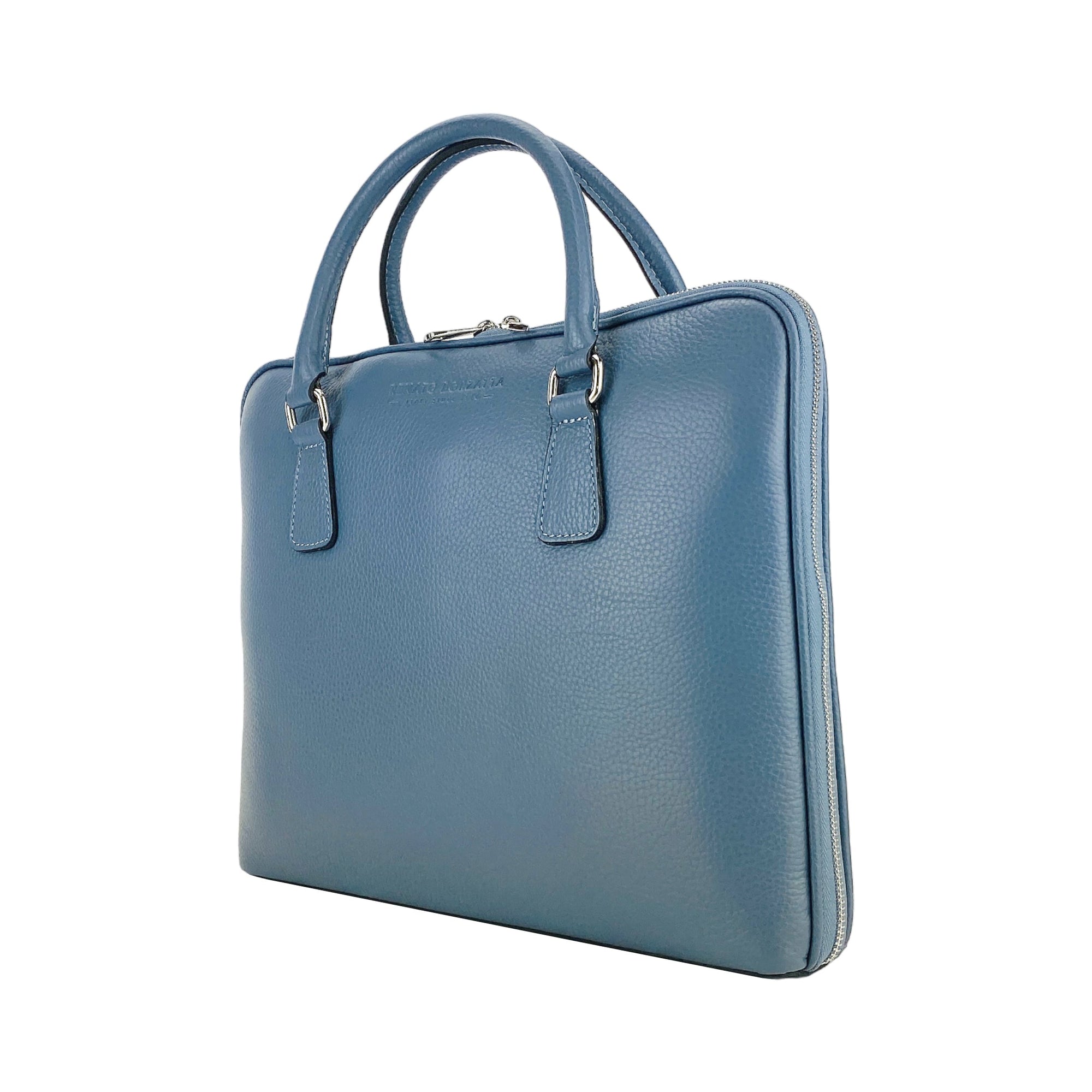 Italian Leather Business Briefcase Unisex - Made in Italy - Elegant &amp; Functional by Kailimood.store at brixbailey.com