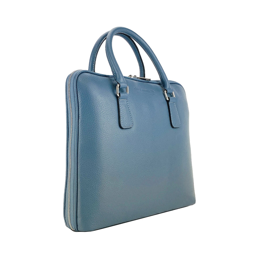 Italian Leather Business Briefcase Unisex - Made in Italy - Stylish & Functional by Kailimood.store at brixbailey.com