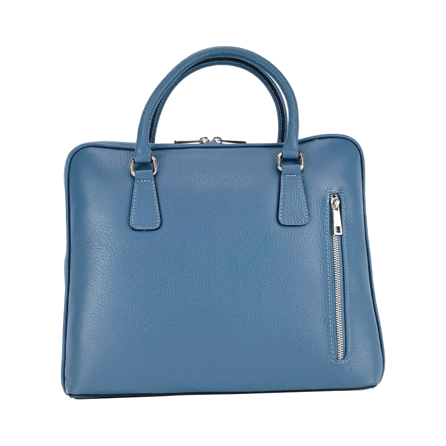 Italian Leather Business Briefcase Unisex - Made in Italy - Stylish & Functional by Kailimood.store at brixbailey.com