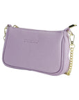 Lilac Mini Bag with Gold Chain Strap - Genuine Leather Made in Italy - Elegant & Fashionable by Kailimood.store at brixbailey.com