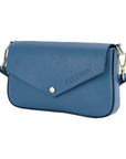 Italian Leather Shoulder Bag with Removable Gold Chain Strap - Made in Italy | Elegant & Fashionable Mini Bag by Kailimood.store at brixbailey.com
