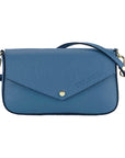 Italian Leather Shoulder Bag with Removable Gold Chain Strap - Made in Italy by Kailimood.store at brixbailey.com