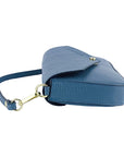 Italian Leather Shoulder Bag with Removable Gold Chain Strap - Made in Italy by Kailimood.store at brixbailey.com