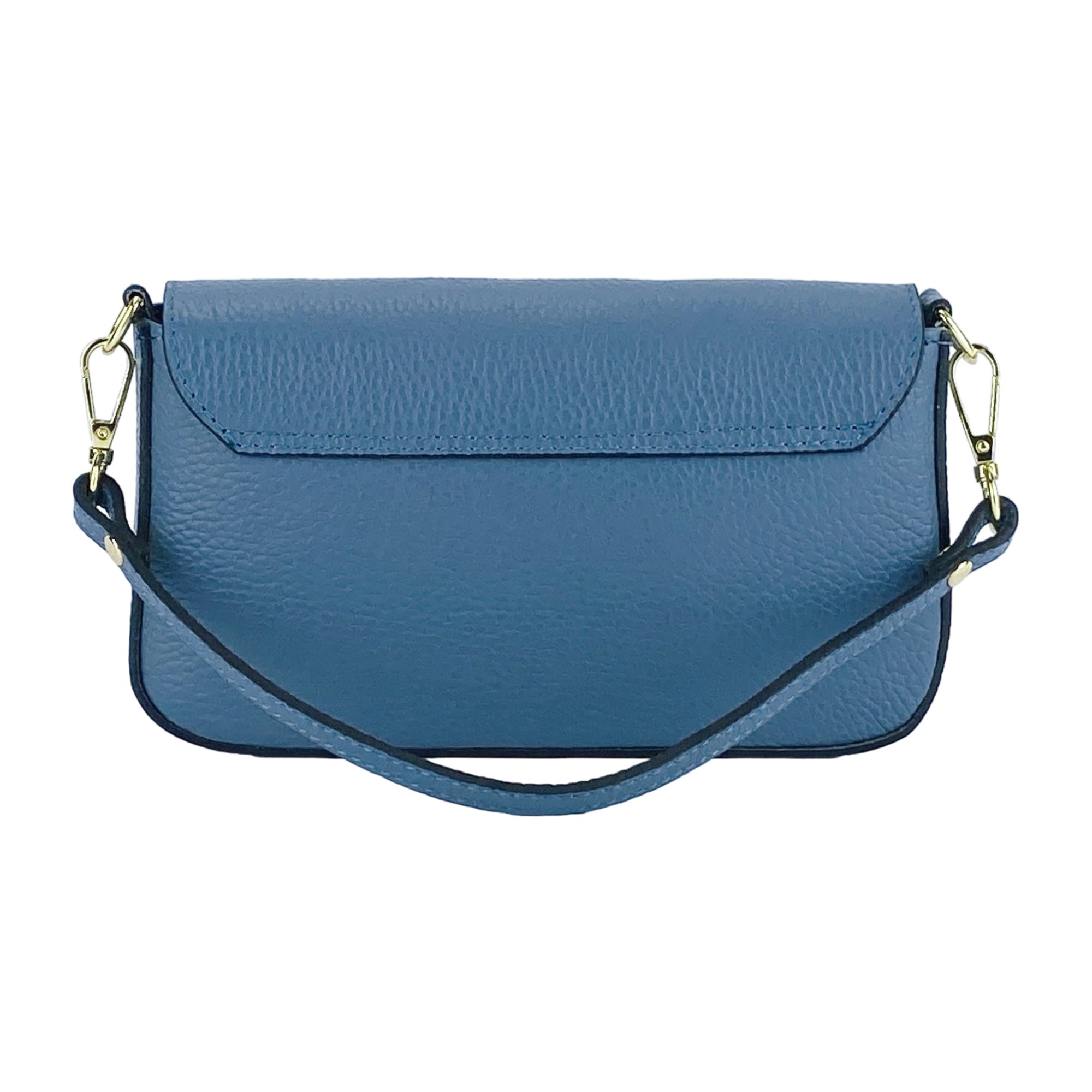 Renato Borzatta Italy Leather Crossbody Bag with Removable Gold Chain Strap - Made in Italy by Kailimood.store at brixbailey.com