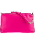 Fuxia Double Zip Chain Handle Women's Handbag - Genuine Leather Made in Italy | Elegant & Functional Design by Kailimood.store at brixbailey.com