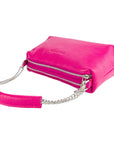 Fuxia Double Zip Chain Handle Women's Handbag in Genuine Italian Leather - Made in Italy by Kailimood.store at brixbailey.com