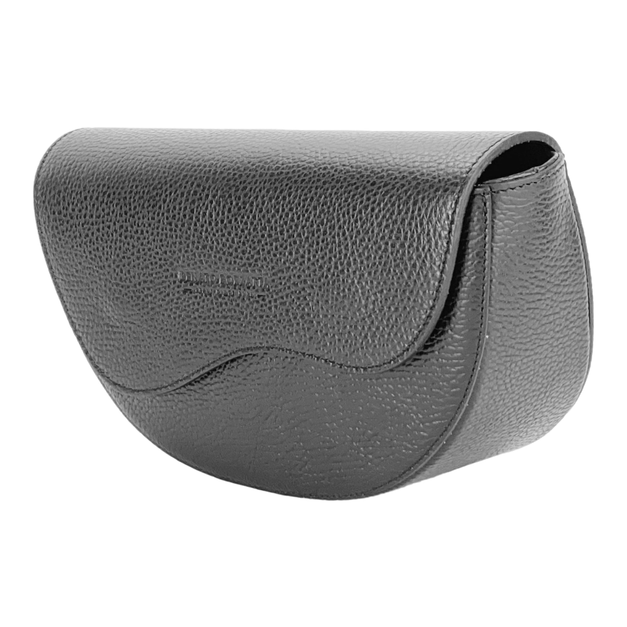 RENATO BORZATTA Italy Since 1978 - Round Shoulder Bag for Women in Genuine Italian Leather with Removable Adjustable Strap - Black Elegant Handbag with Magnetic Closure &amp; Metal Zipper - Made in Italy by Kailimood.store at brixbailey.com