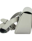 Rounded Shoulder Bag for Women - Made in Italy Genuine Leather - Ice Color - Adjustable Strap - Magnetic Closure by Kailimood.store at brixbailey.com