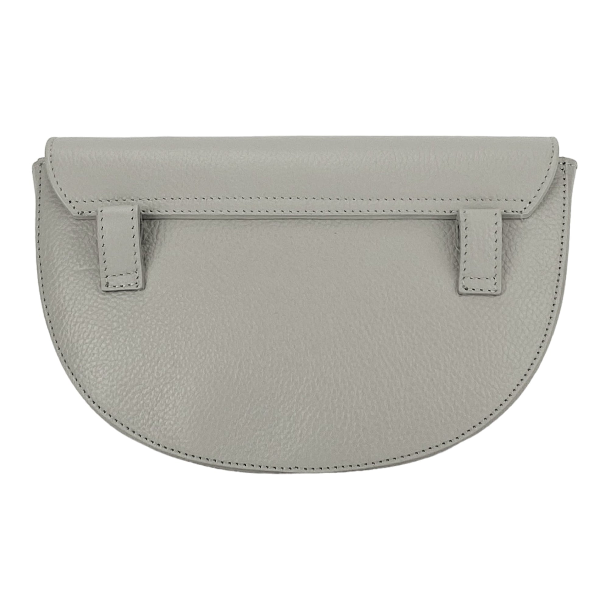 Rounded Shoulder Bag for Women in Genuine Ice Leather - Adjustable Strap &amp; Magnetic Closure - Made in Italy by Kailimood.store at brixbailey.com