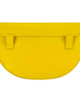 Rounded Shoulder Bag for Women - Italian Leather Crossbody Bag with Removable Strap - Yellow Fashion Handbag Made in Italy by Kailimood.store at brixbailey.com