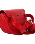 Italian Leather Crossbody Bag for Women - Red, Adjustable Strap, Made in Italy by Kailimood.store at brixbailey.com