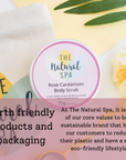 Rose & Cardamom Body Scrub 200g | Natural Exfoliating Scrub – Zoe’s May Staff Pick