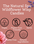 Wildflower Wisp Hand-Poured Coconut Wax Candle | Floral & Natural Aromatherapy | Vegan, Eco-Friendly Candle | 2 Size Options