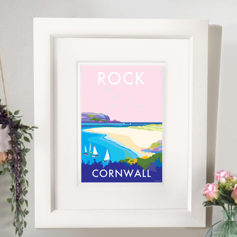 Rock Vintage Travel Poster Print