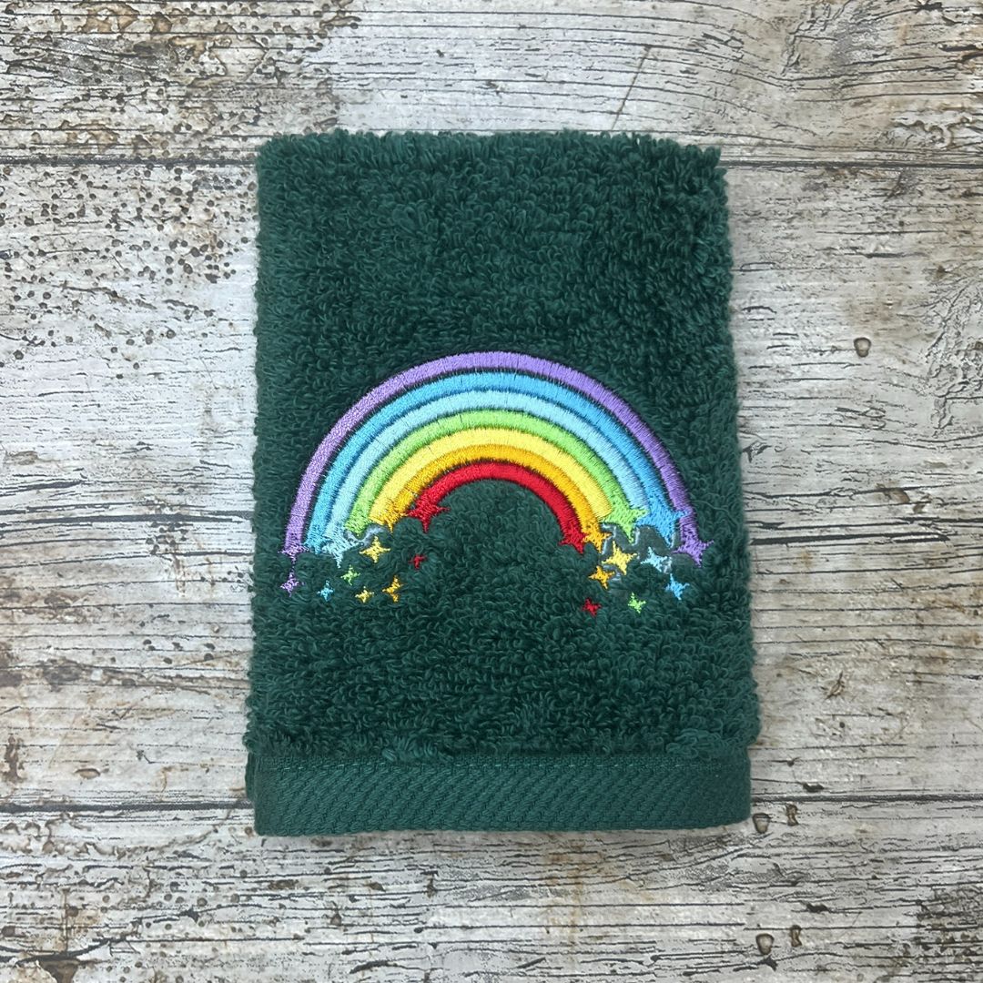 Rainbow Stars Face Cloth