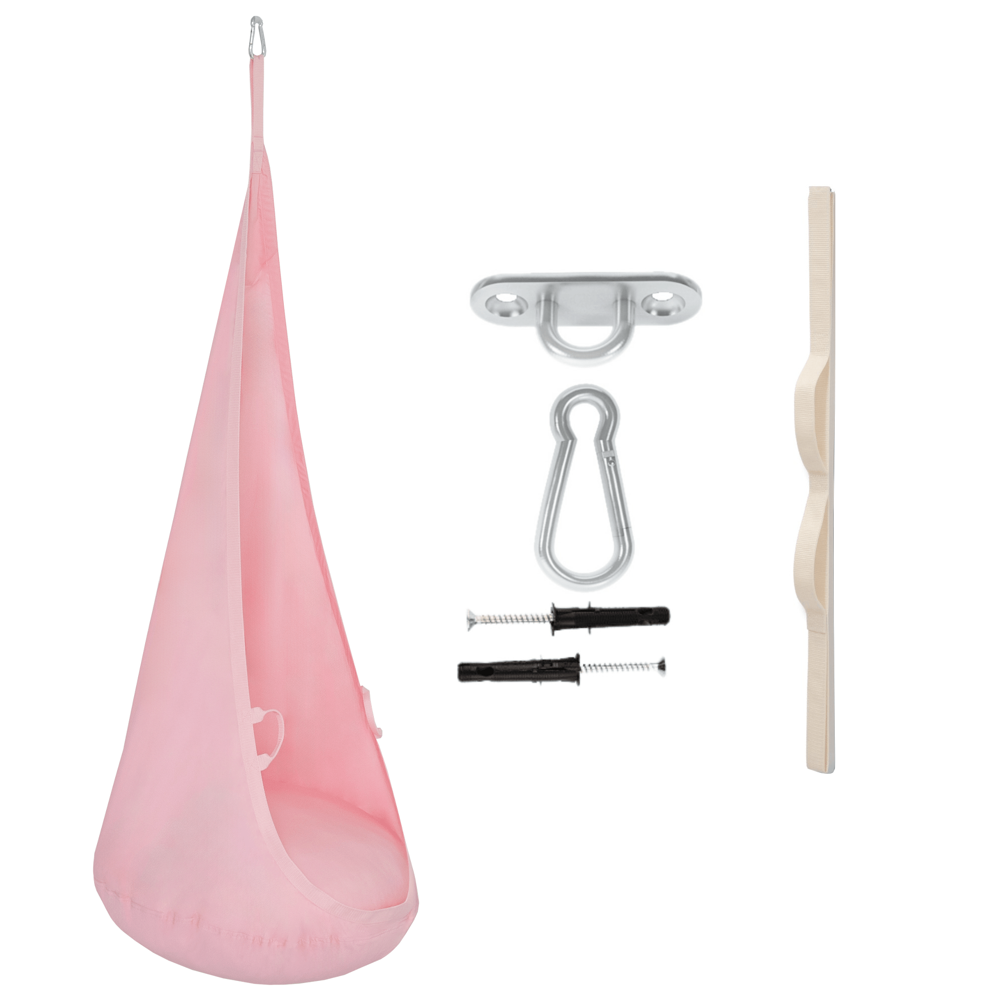 MAMOI® Cocon hamac pour enfant, Fauteuil suspendu pour bebe, Balançoire thérapeutique de coton, Balancoire sensorielle interieur, Jeu sensoriel autisme-0