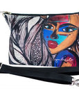 Mermaid Print Shoulder Bag