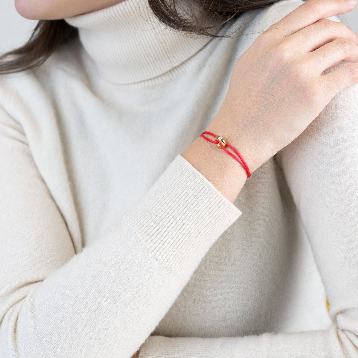 Mini Golden Soho Diamond Cord Bracelet