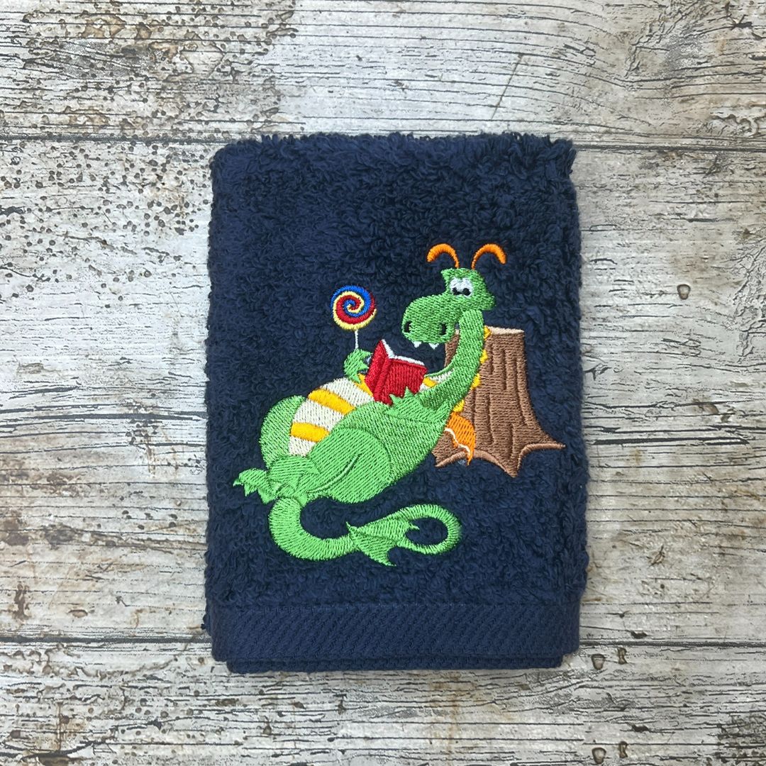 Reading Dragon Face Cloth