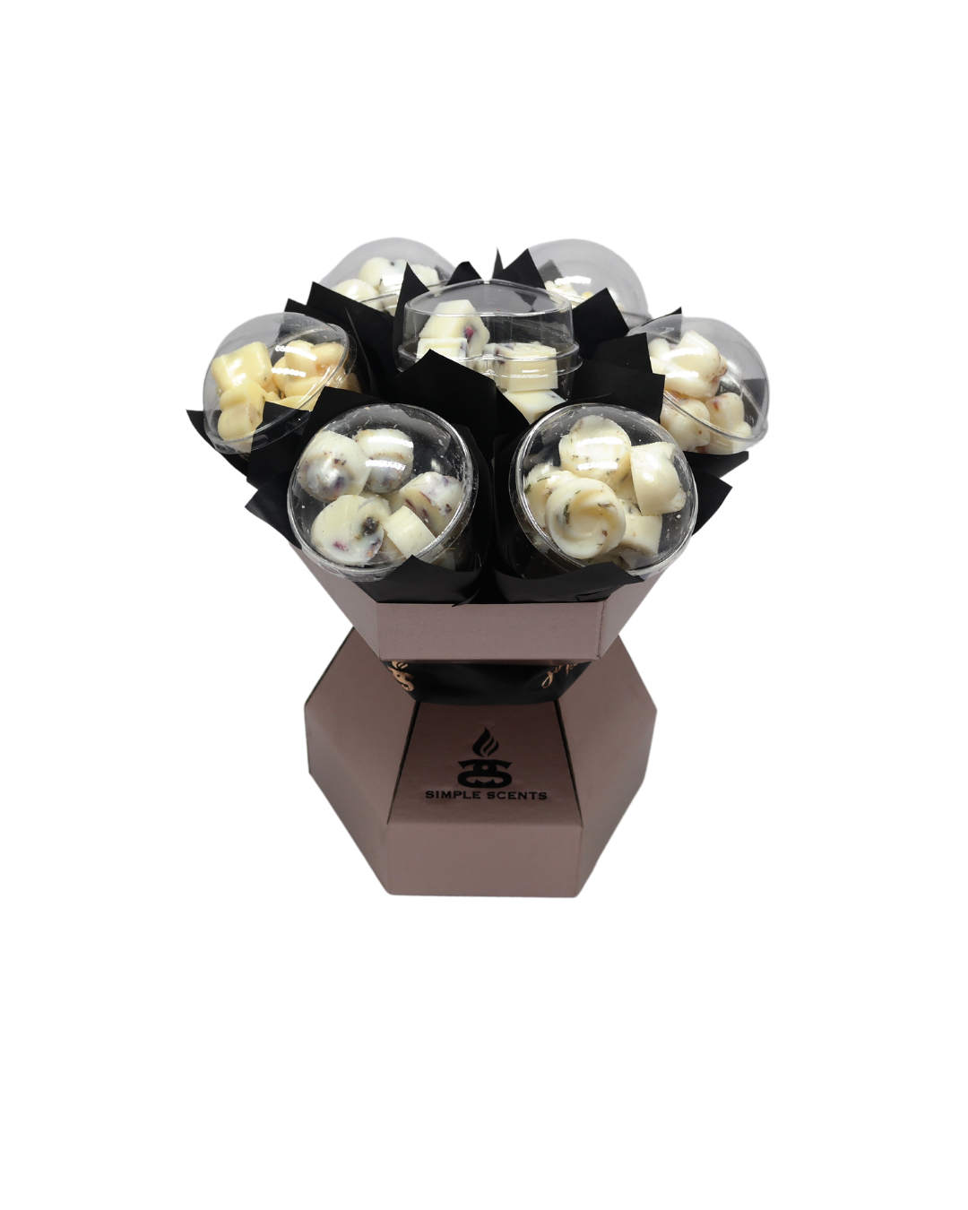 Simple Scents Elegance Wax Melt Flower Bouquet &amp; Wax Melt Burner Gift Set