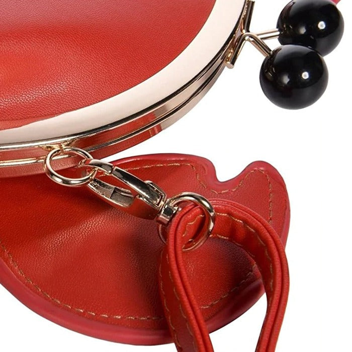NEW Red Crawling Crab Vegan Leather Cross Body Bag