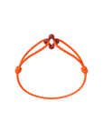 Mini Red Clover Cord Bracelet