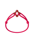 Red Clover Cord Bracelet