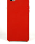 iPhone 6 Plus Case Red Leather