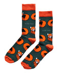 Red Panda Bamboo Socks