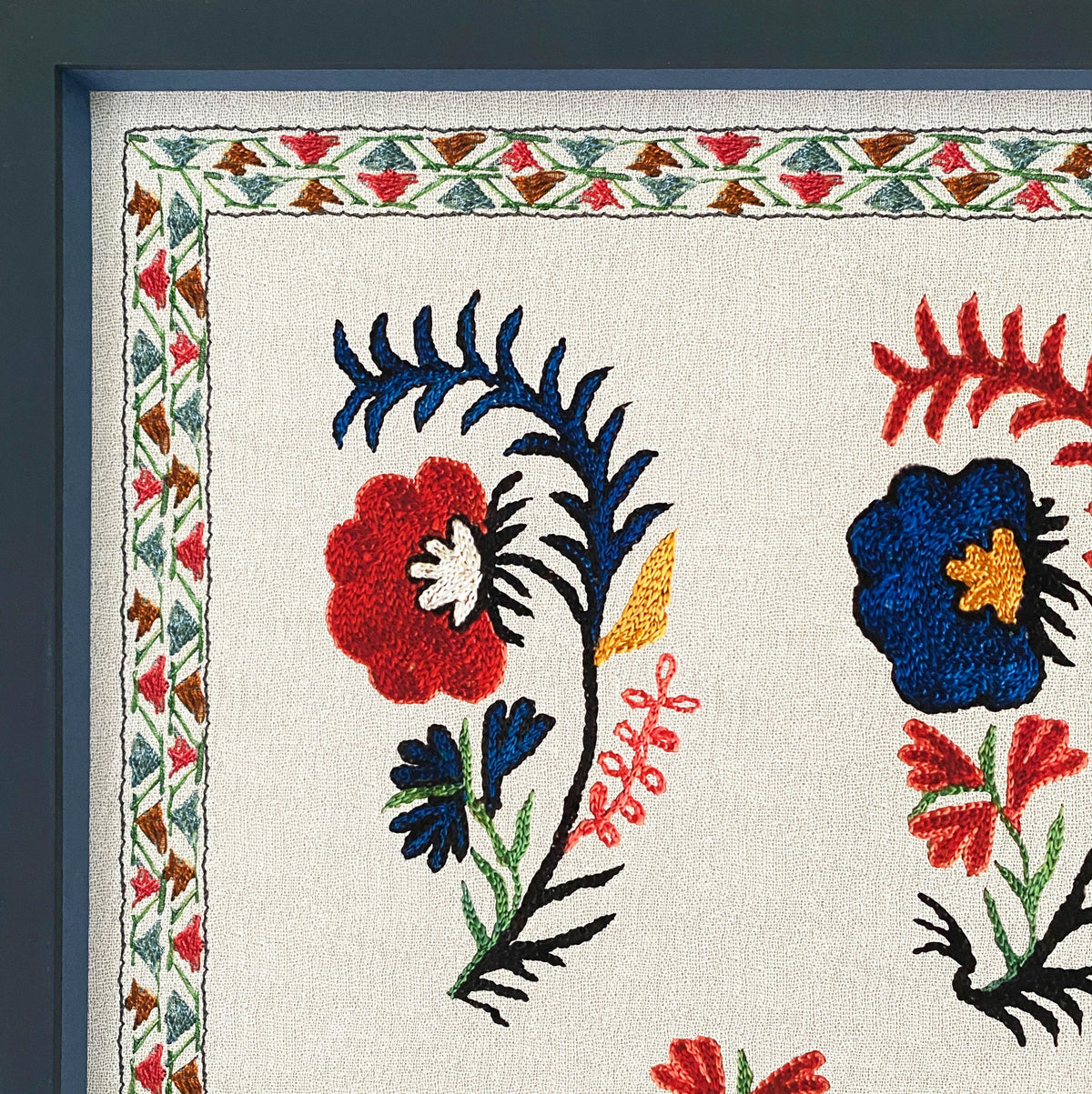 Meg Framed Textile Print