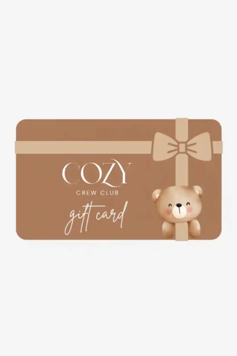 Digital Gift Card Cozy Crew Club
