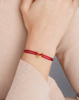 Golden Heart Cord Bracelet