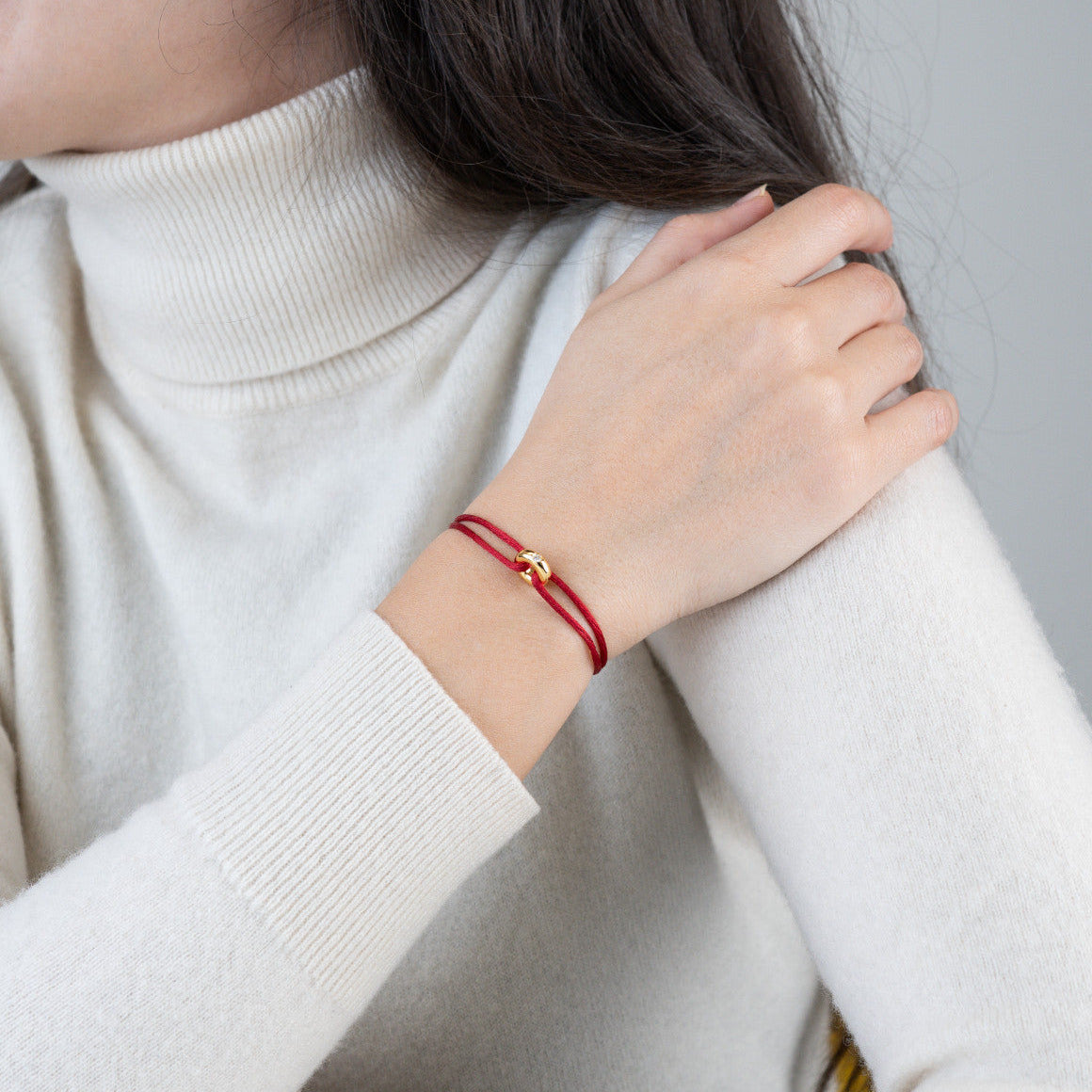 Mini Golden Soho Diamond Cord Bracelet