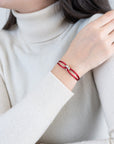 Silver Soho Diamond Cord Bracelet