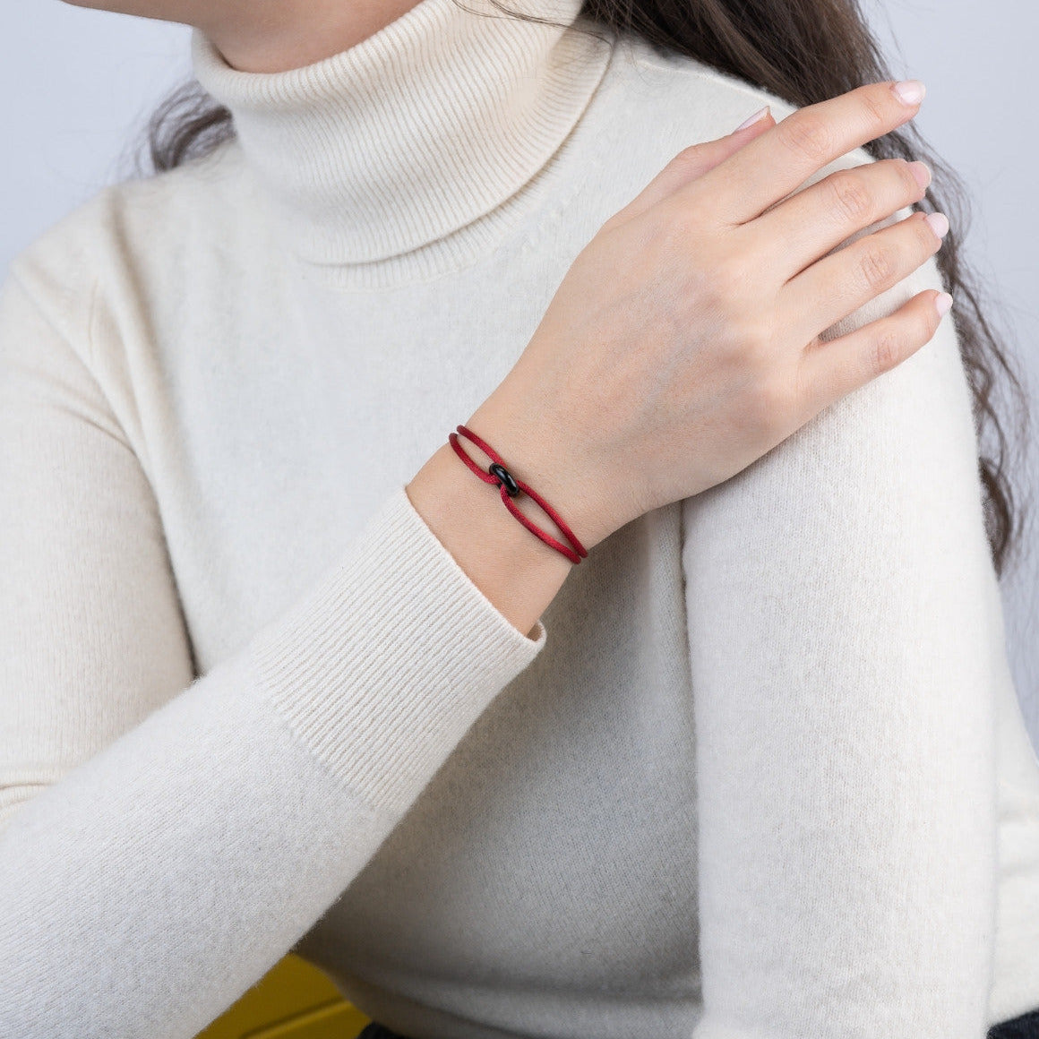 Black Soho Cord Bracelet