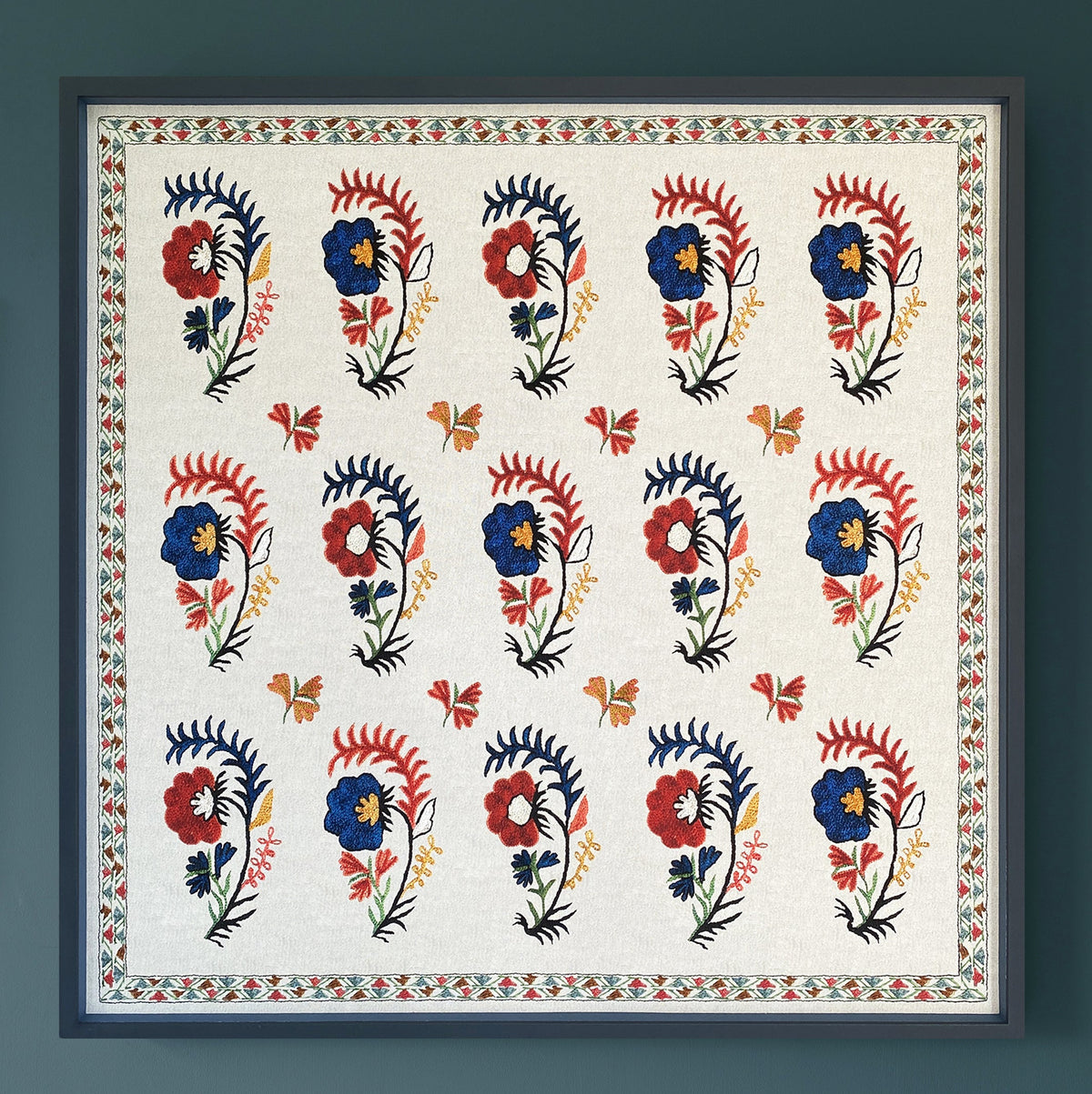 Meg Framed Textile Print