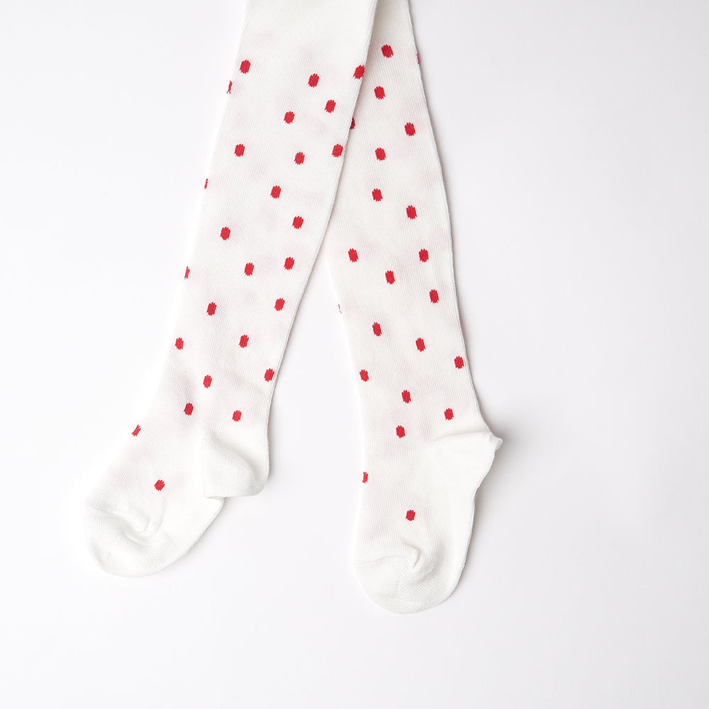 Dotty Tights - Red Spot